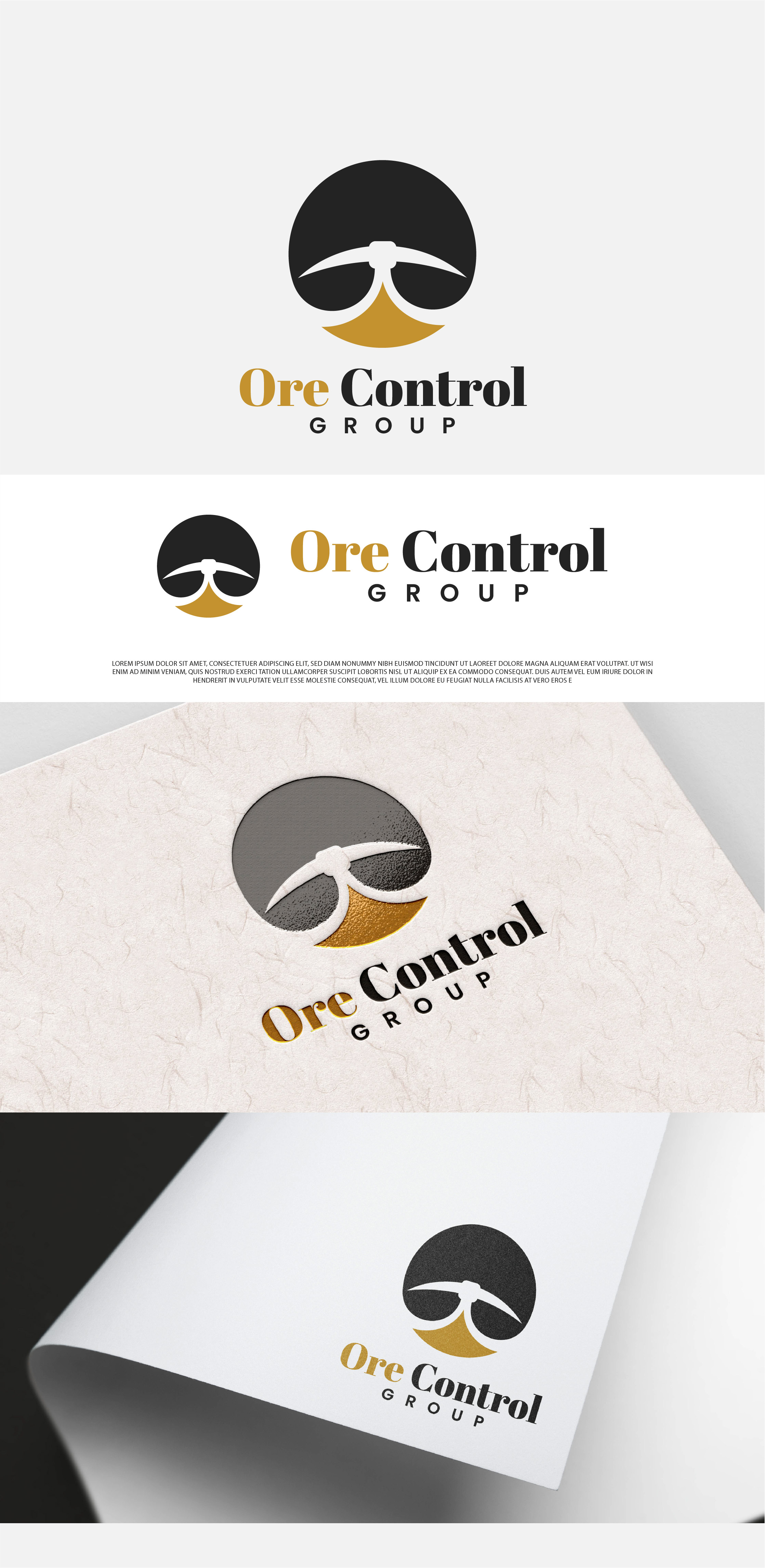 Logo Design by Fezy Design Studio for Ore Control Group | Design #27473735