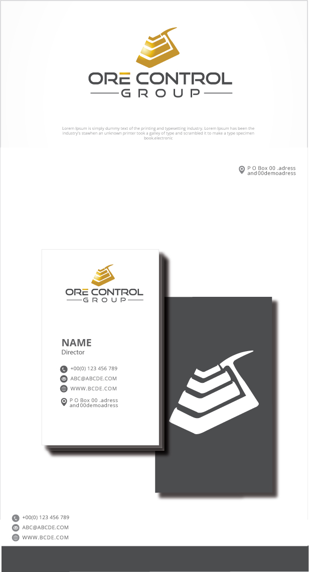 Design de Logo par graphicevolution pour Ore Control Group | Design #27472607
