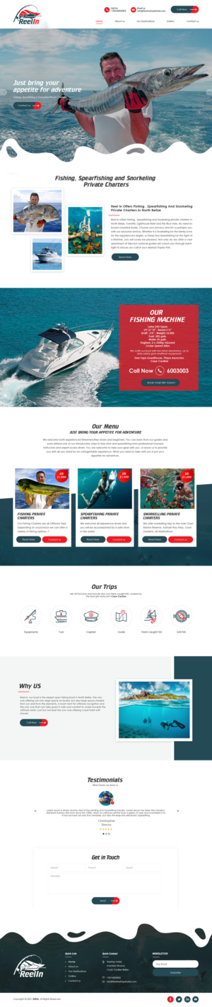 Reel In (www.reelin.com) web site development | Web-Design von bdesigner9