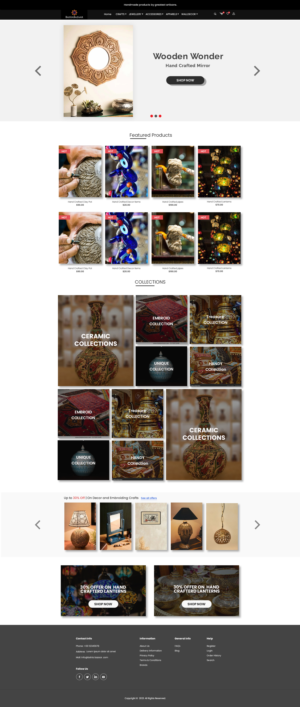 Web Design Bahia Bazaar is a market place for handcrafts products | Web-Design von pentaxial