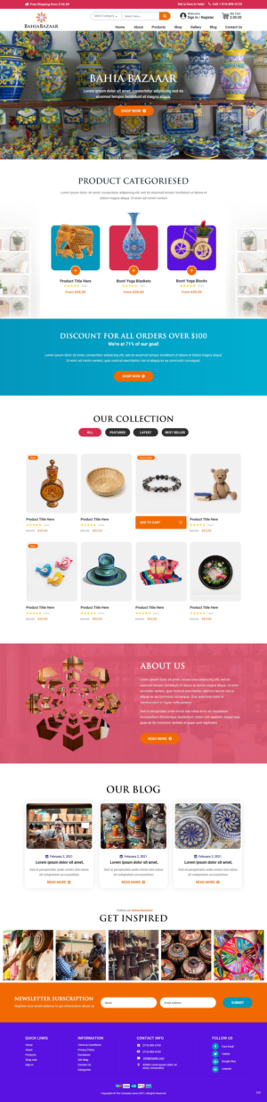 Web Design par pb pour ce projet | Design : #27479633