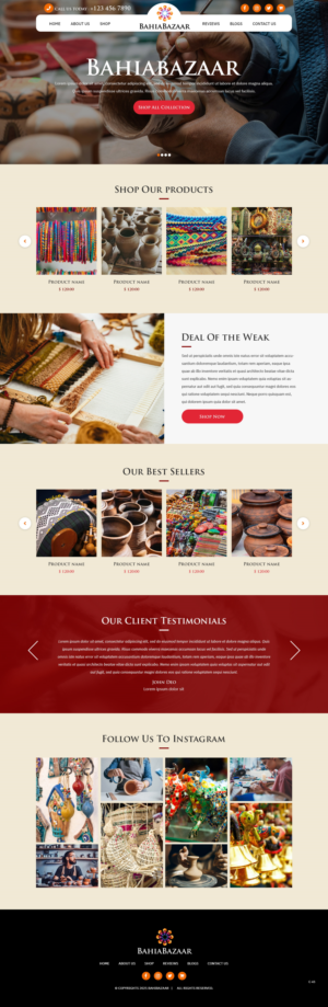 Web Design by pb for this project | Design: #27492701