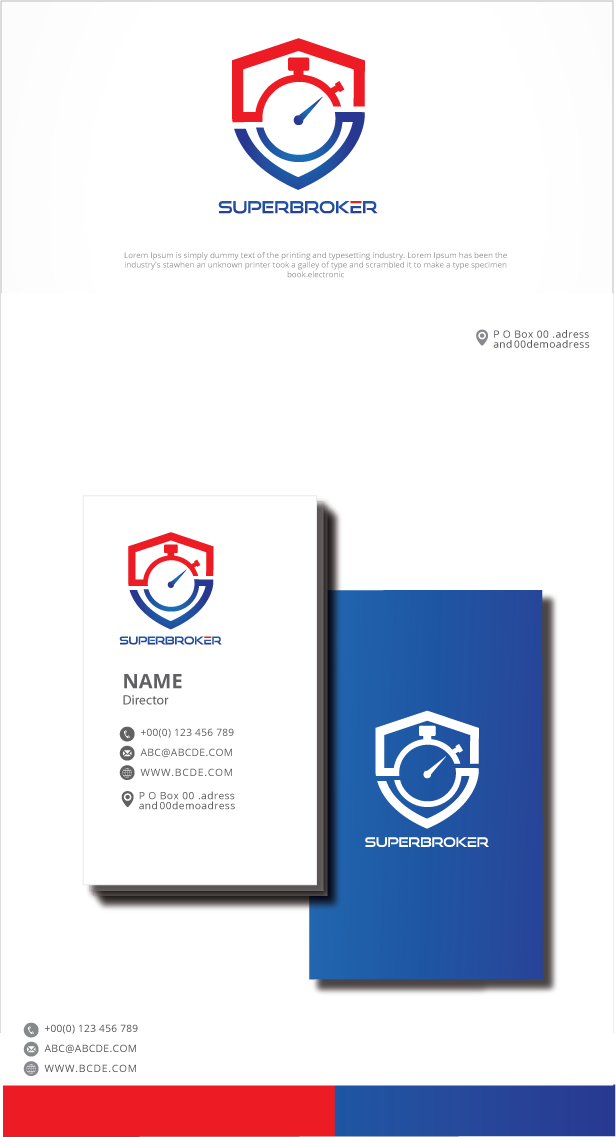 Diseño de Logo por graphicevolution para Superbroker  | Diseño #27485049