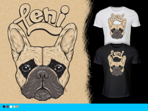 leni dog | T-shirt Design by Falih A