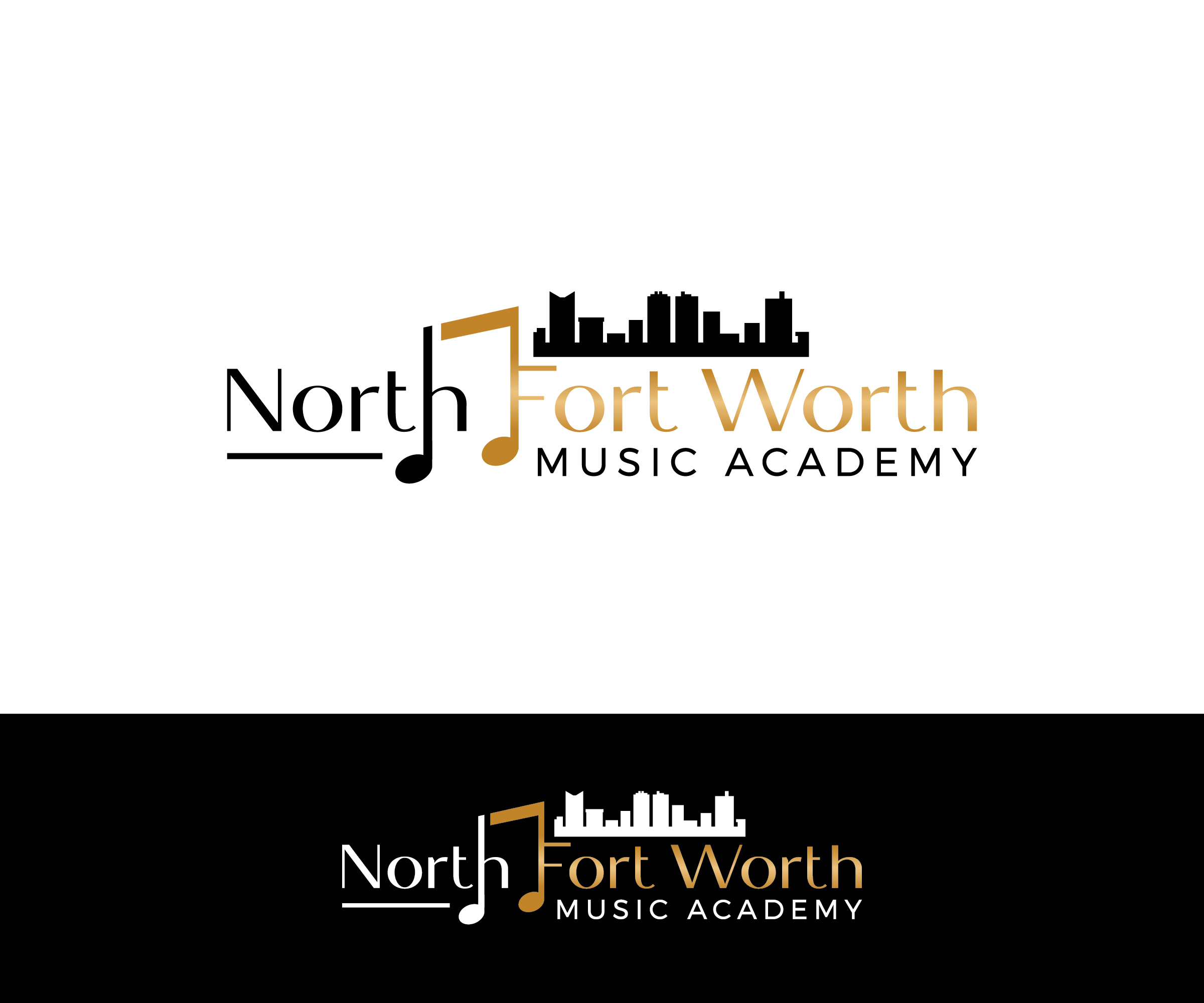 Logo Design by ecorokerz for North Fort Worth Music Academy | Design #27485330