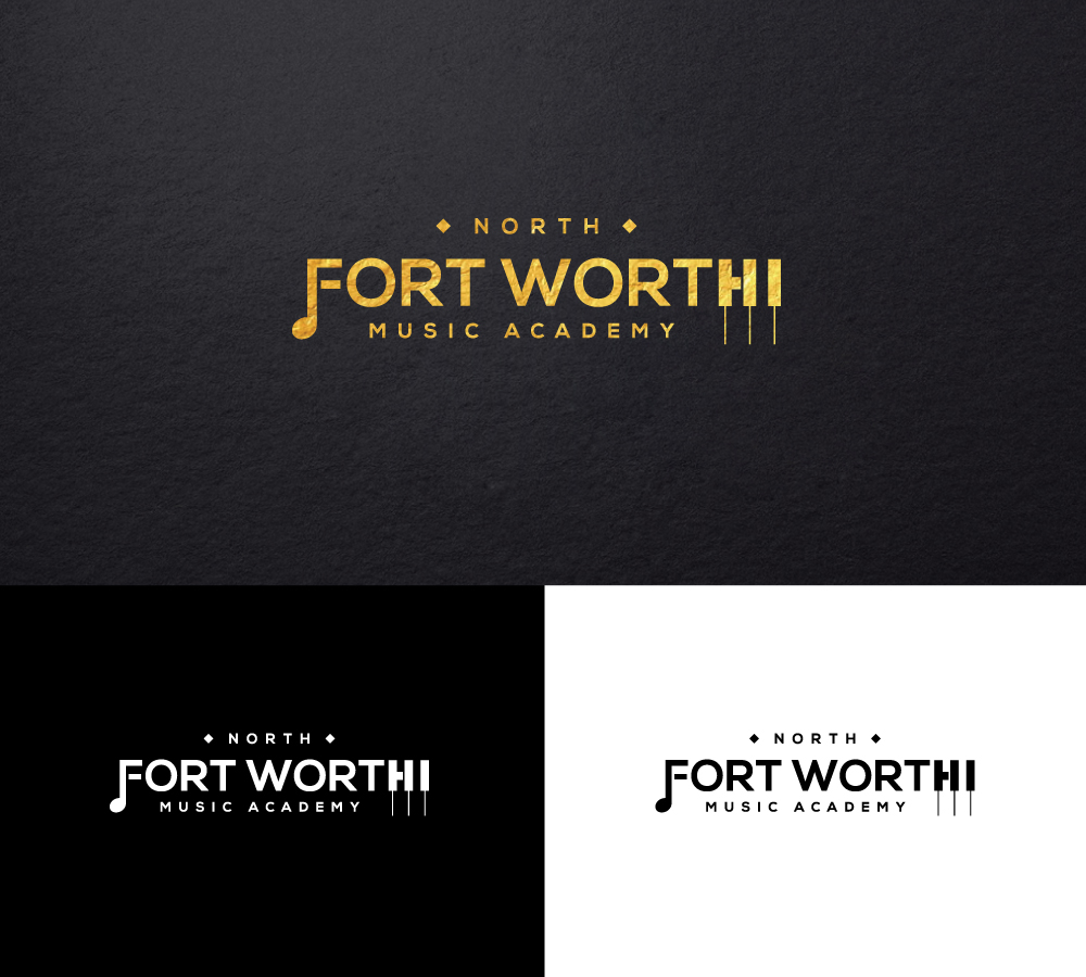 Logo Design by step forward 2 for North Fort Worth Music Academy | Design #27481183