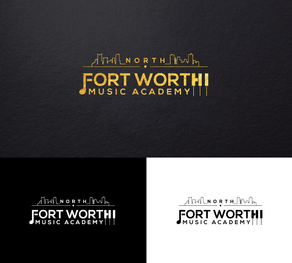 Logo Design by step forward 2 for North Fort Worth Music Academy | Design #27481528