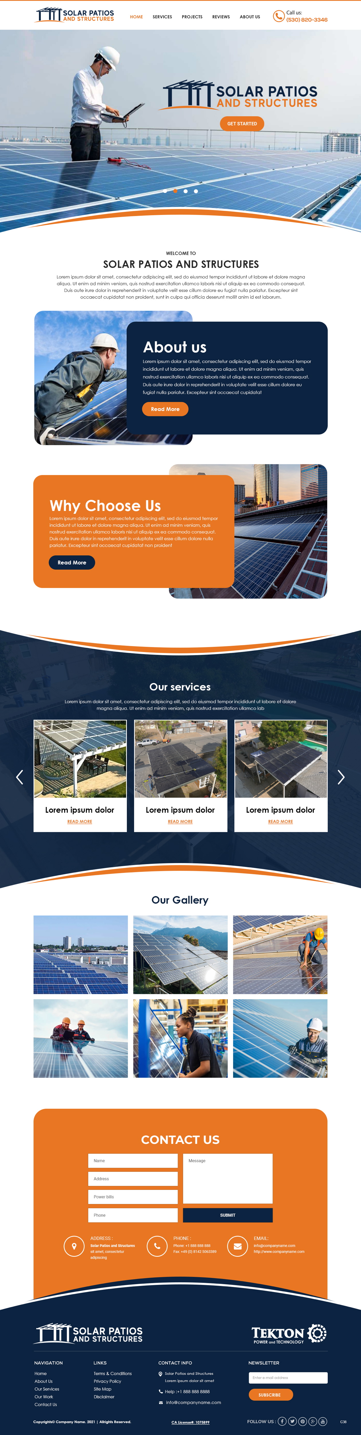 Web Design by pb for Tekton Power and Technology | Design #27484534