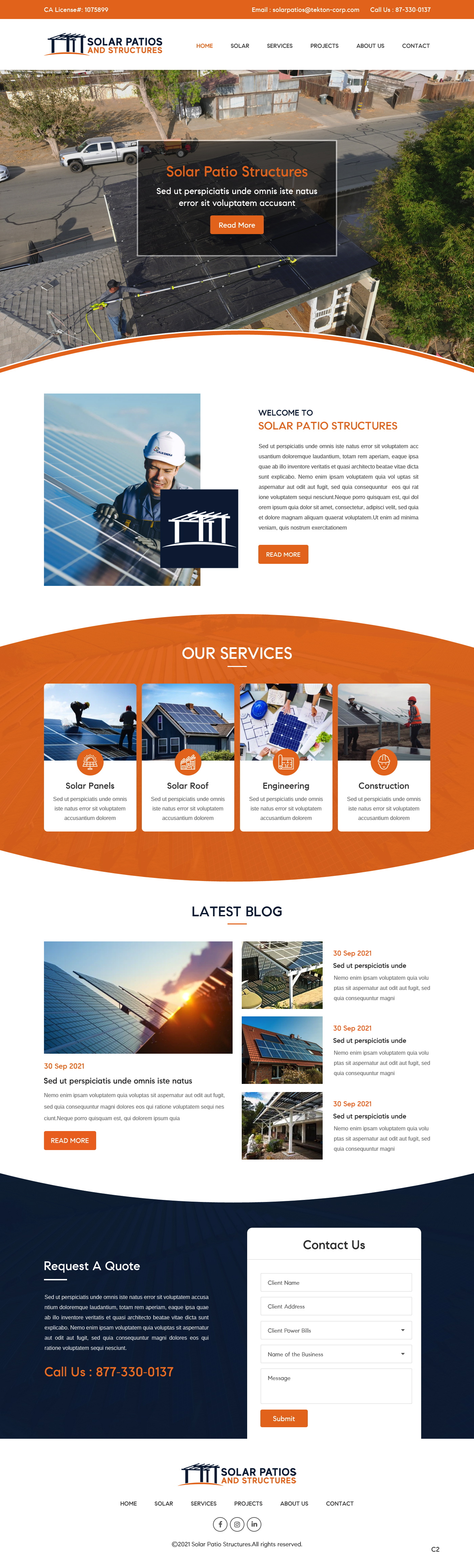 Web Design by pb for Tekton Power and Technology | Design #27484537