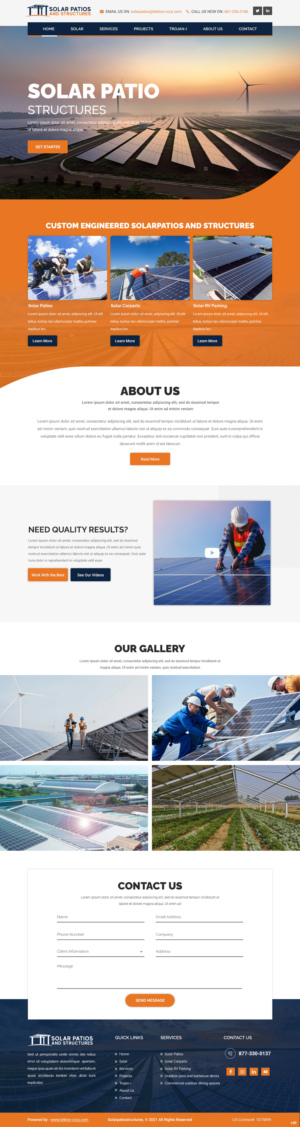 Web Design by pb for Tekton Power and Technology | Design: #27484538