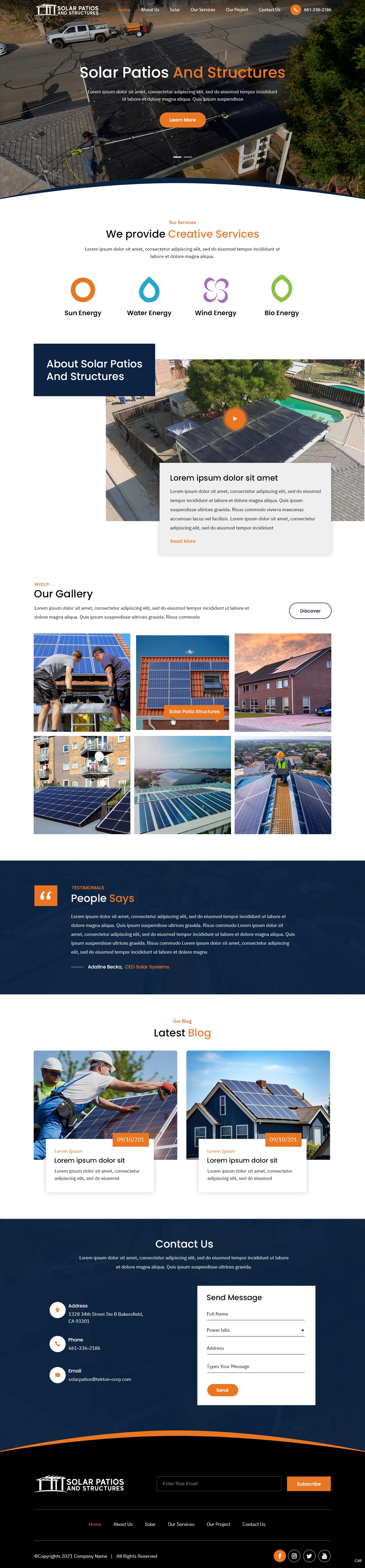 Web Design by pb for Tekton Power and Technology | Design #27484545