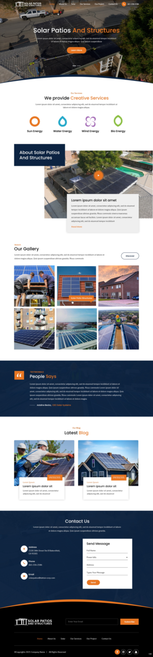 Web Design by pb for Tekton Power and Technology | Design: #27484545
