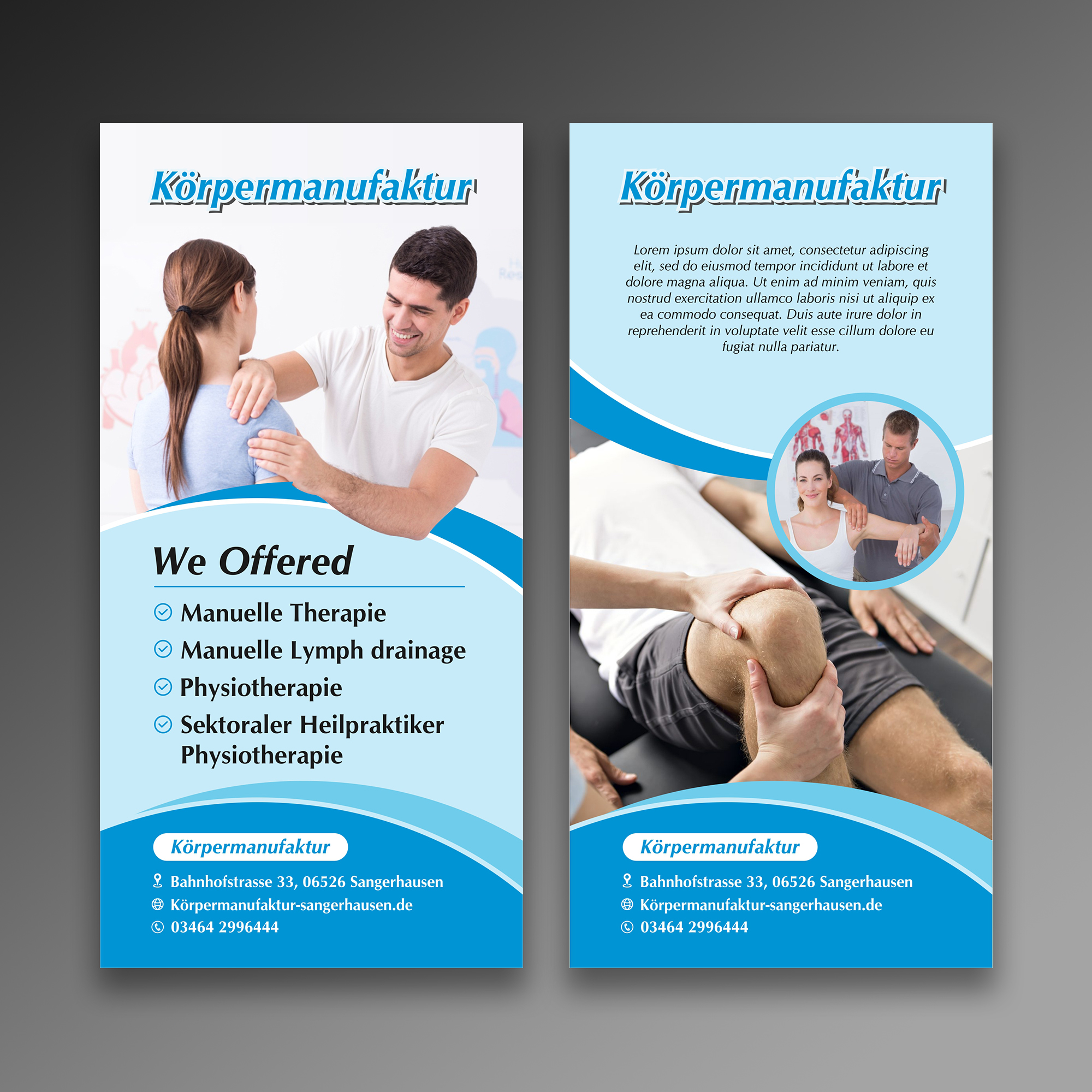 Flyer Design by ecorokerz for PhysioPlus | Design #27482740