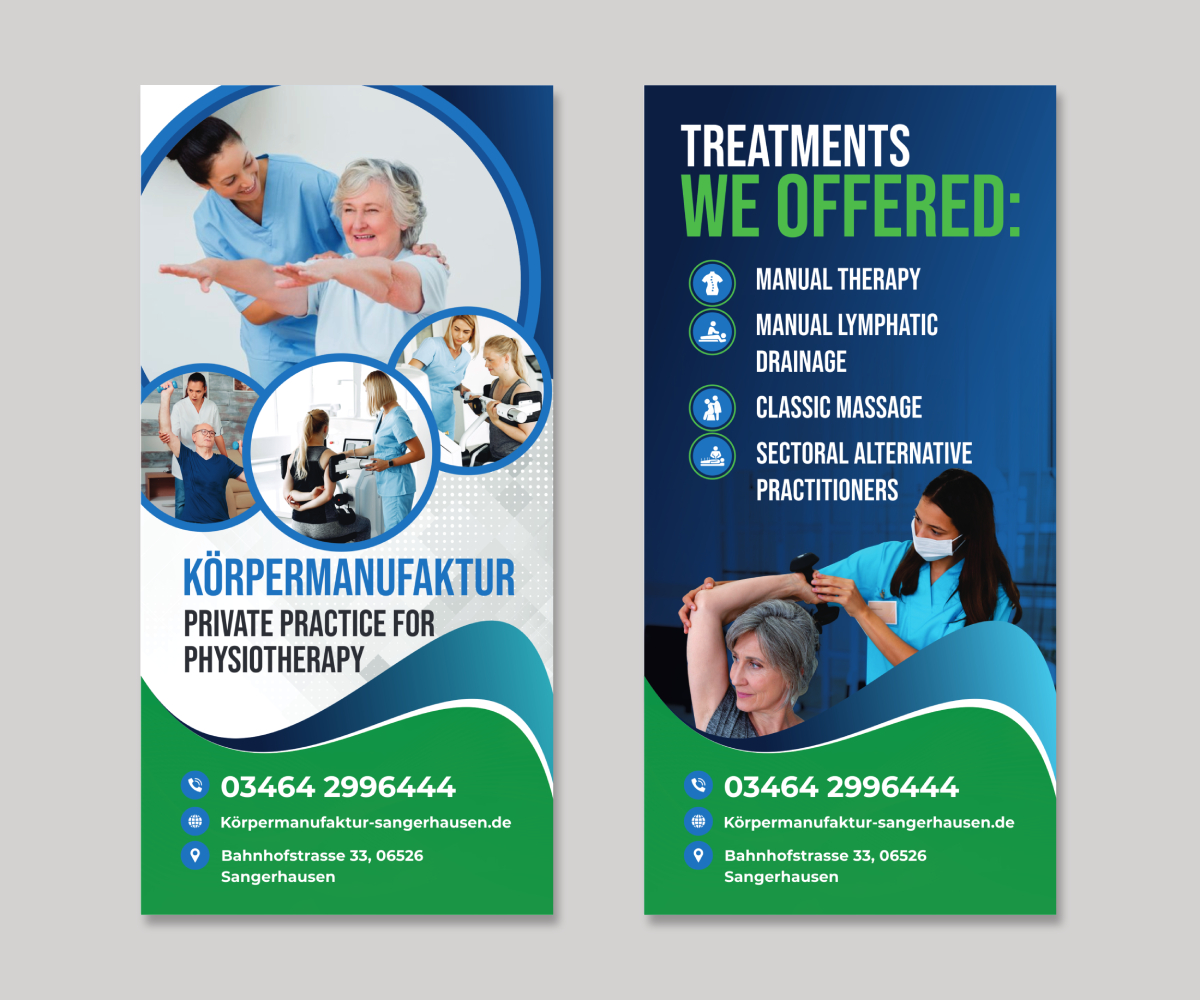 Flyer Design by ecorokerz for PhysioPlus | Design #27483178
