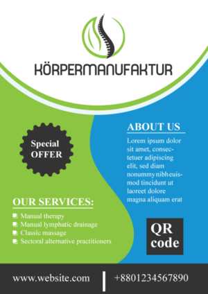 Diseño de Flyer por UN para PhysioPlus | Diseño #27478471