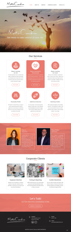 Web Design by pb for Jason Walker PhD Consulting Ltd | Design: #27484503