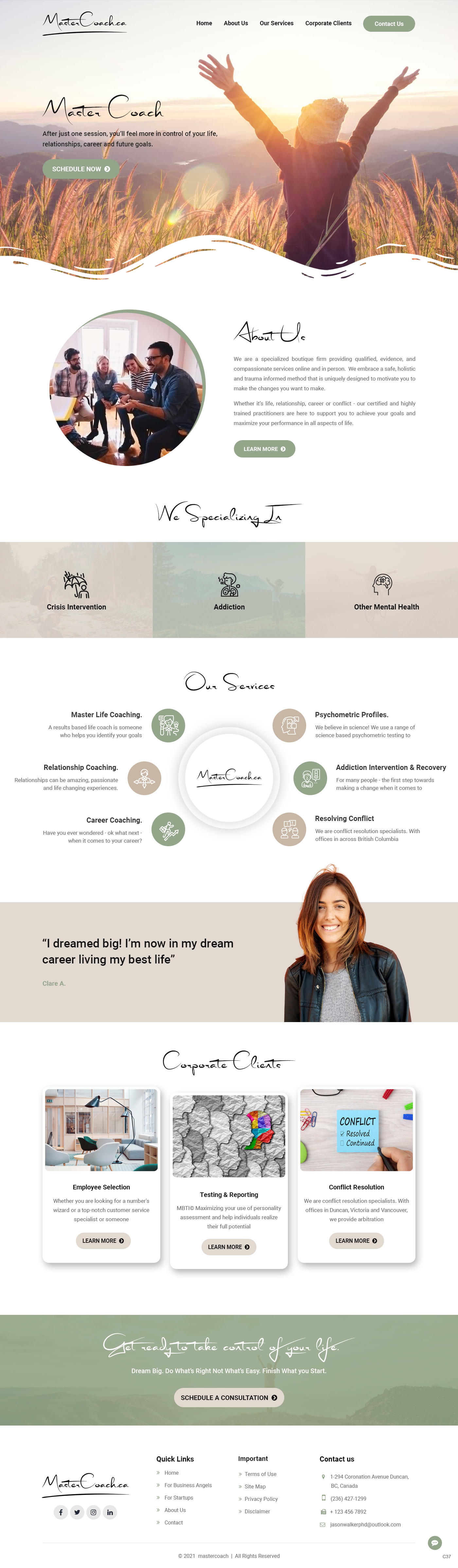 Web Design by pb for Jason Walker PhD Consulting Ltd | Design #27484505