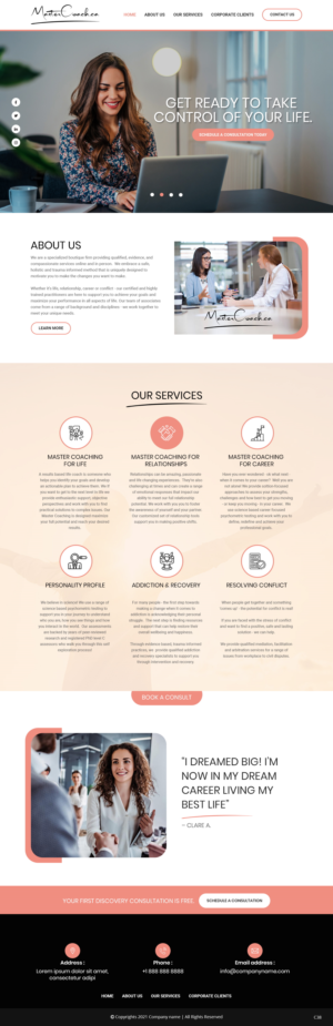 Web Design by pb for Jason Walker PhD Consulting Ltd | Design: #27484507