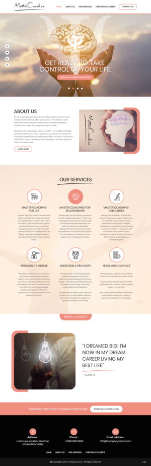 Web Design by pb for Jason Walker PhD Consulting Ltd | Design: #27497778