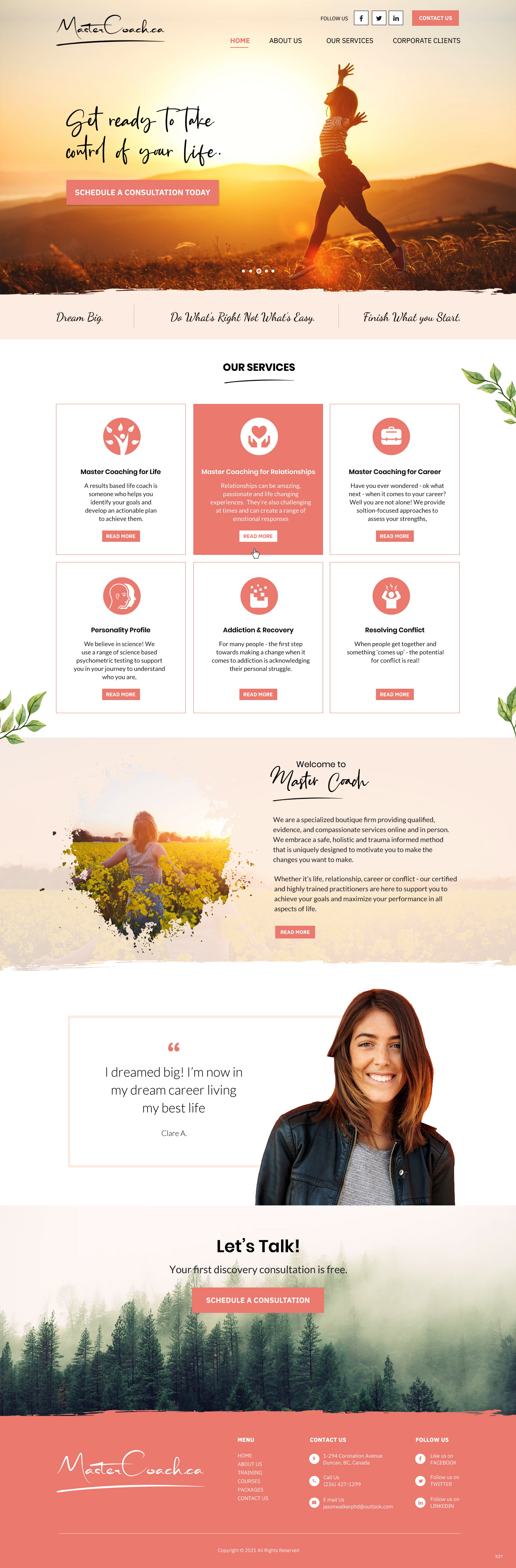 Web Design by pb for Jason Walker PhD Consulting Ltd | Design #27497779