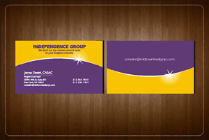 Independence Group | Business Card Design by reFreshid