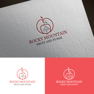 Rocky Mountain Fruit And Fungi | Diseño de Logo por sankar999