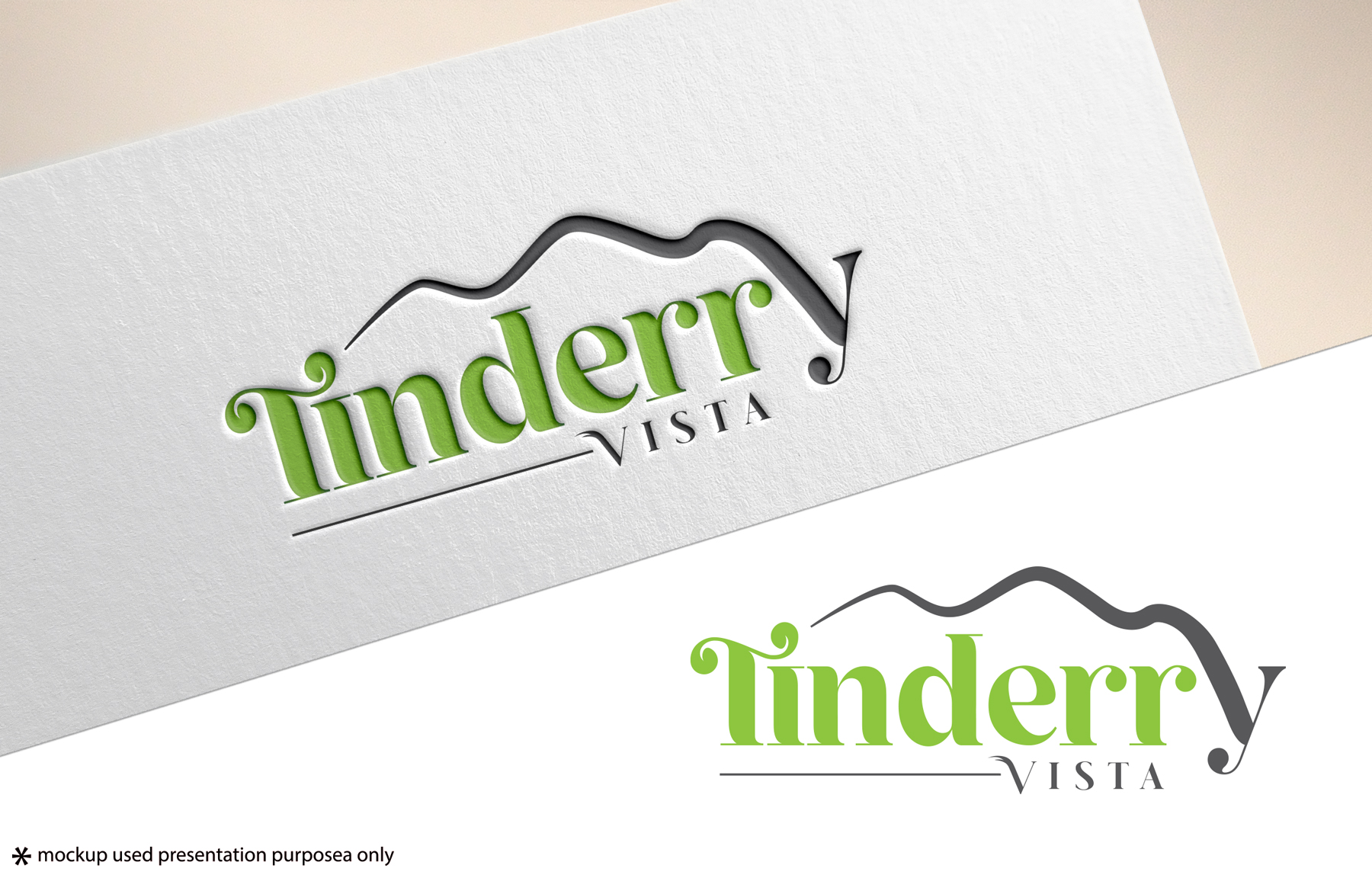 Logo Design by Rubia@ for Tinderry Vista | Design #27486044