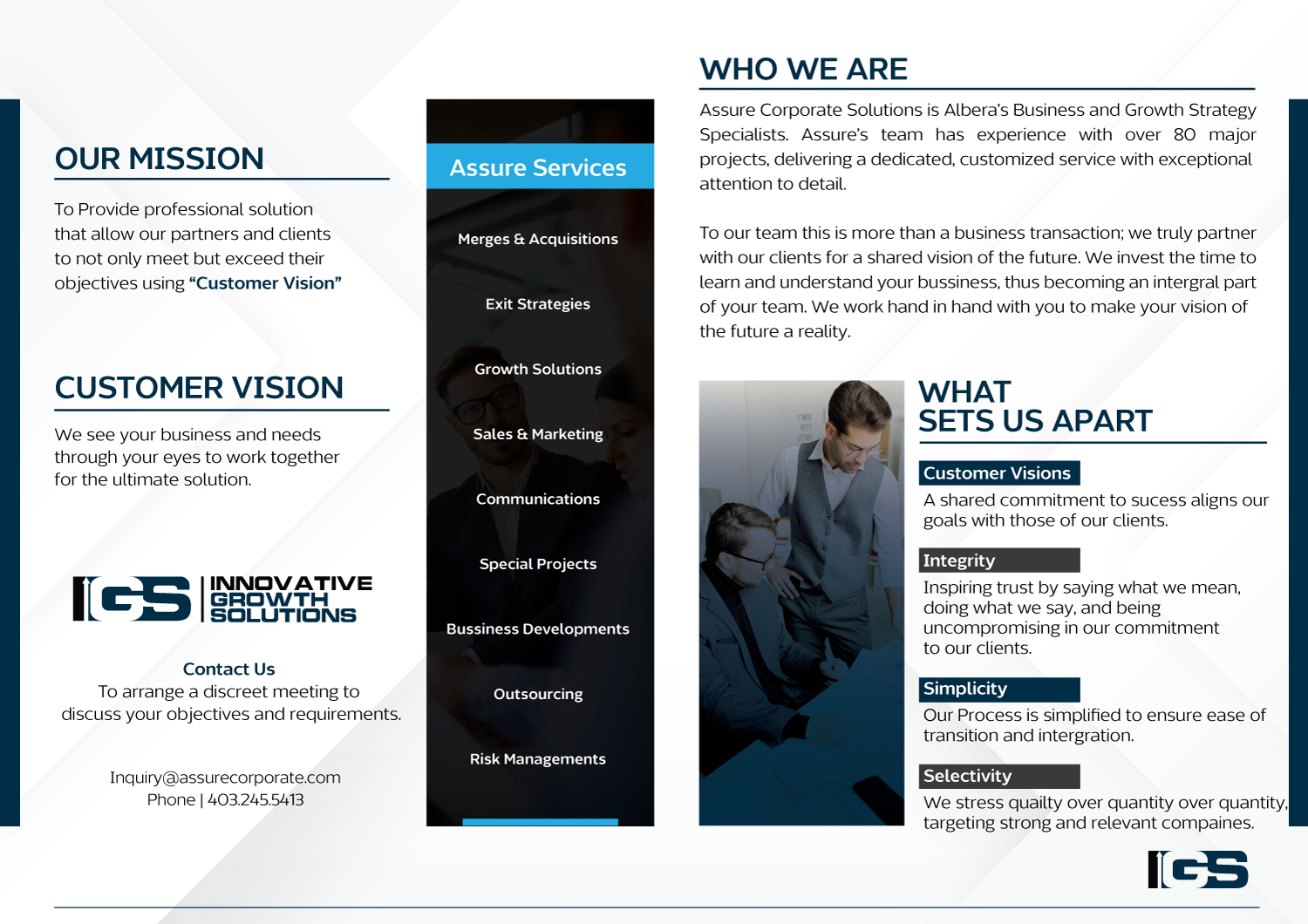 Brochure Design by Fusionex Studio for this project | Design #27524169