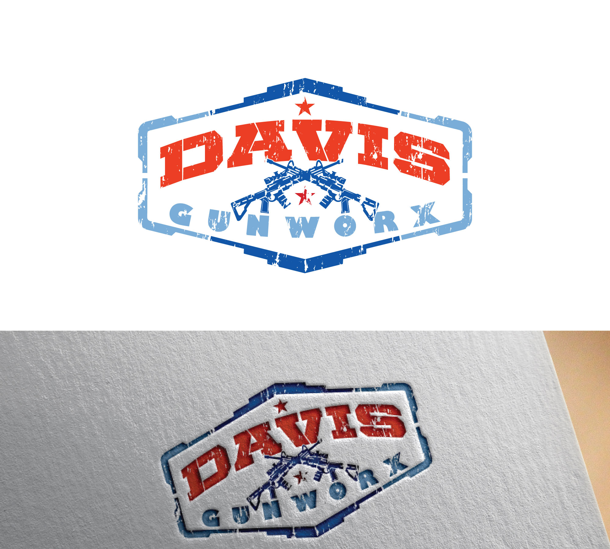 Logo-Design von RRR Design für DAVIS GUNWORX | Design #27487179