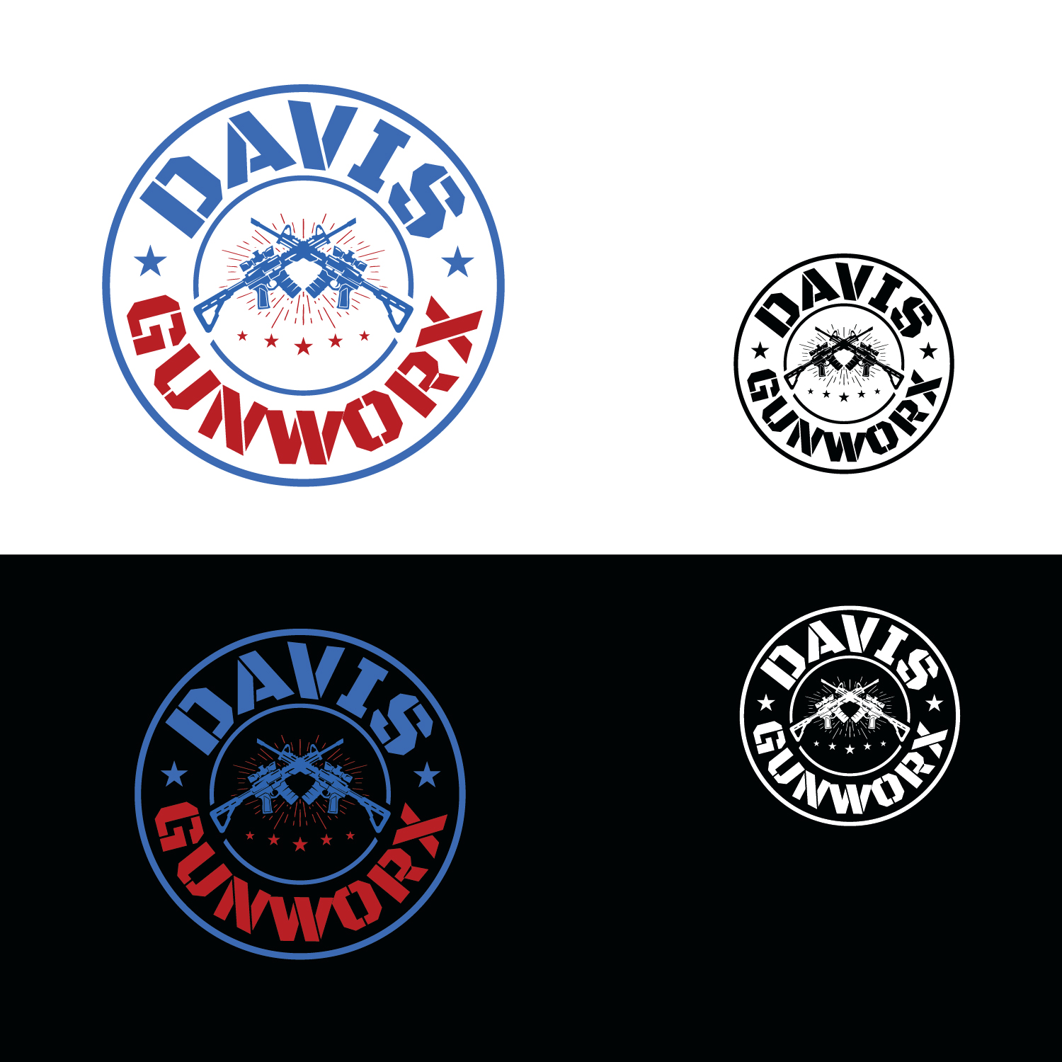 Design de Logo par emptyboxgraphics pour DAVIS GUNWORX | Design #27488331