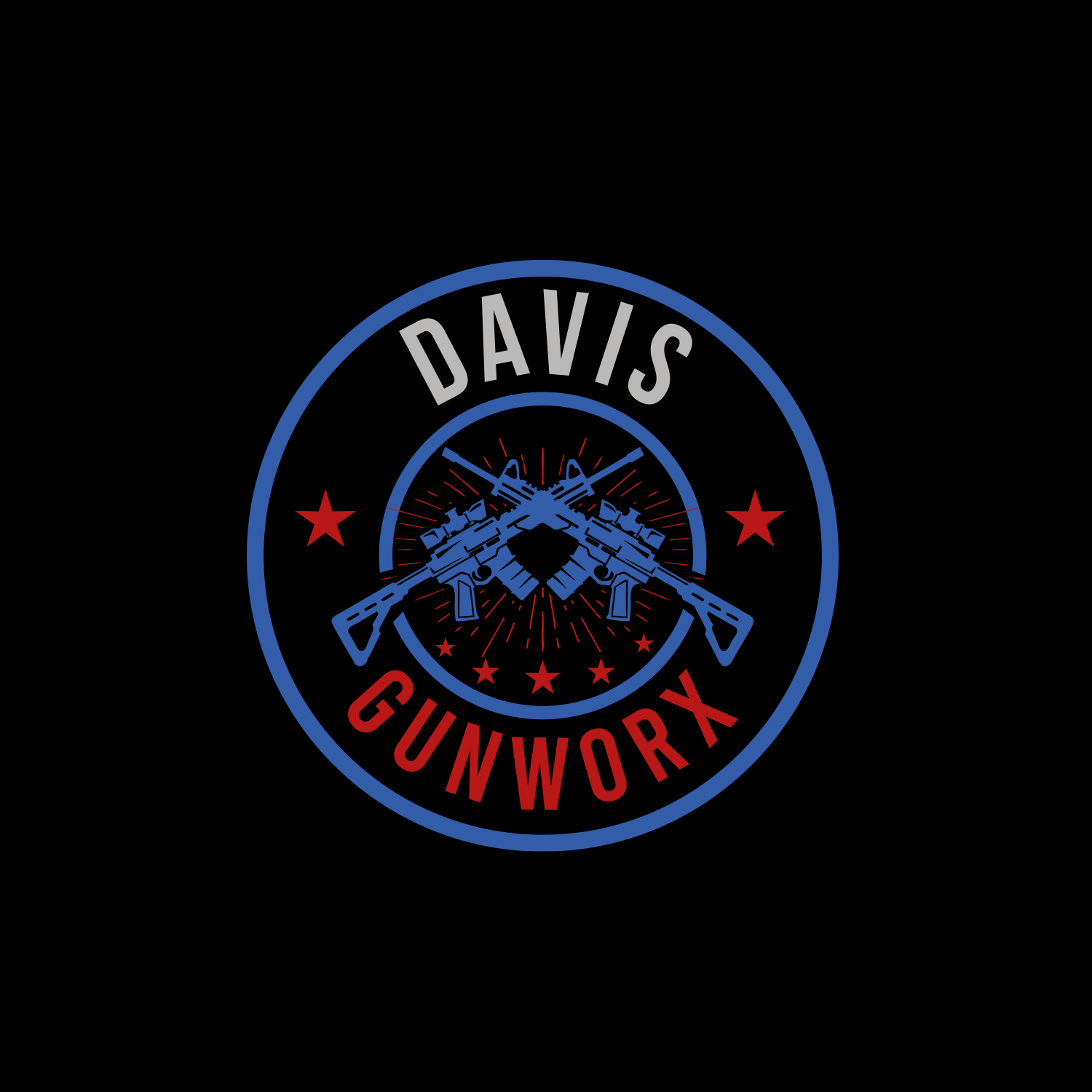 Logo Design by MG.graphics for DAVIS GUNWORX | Design #27488749