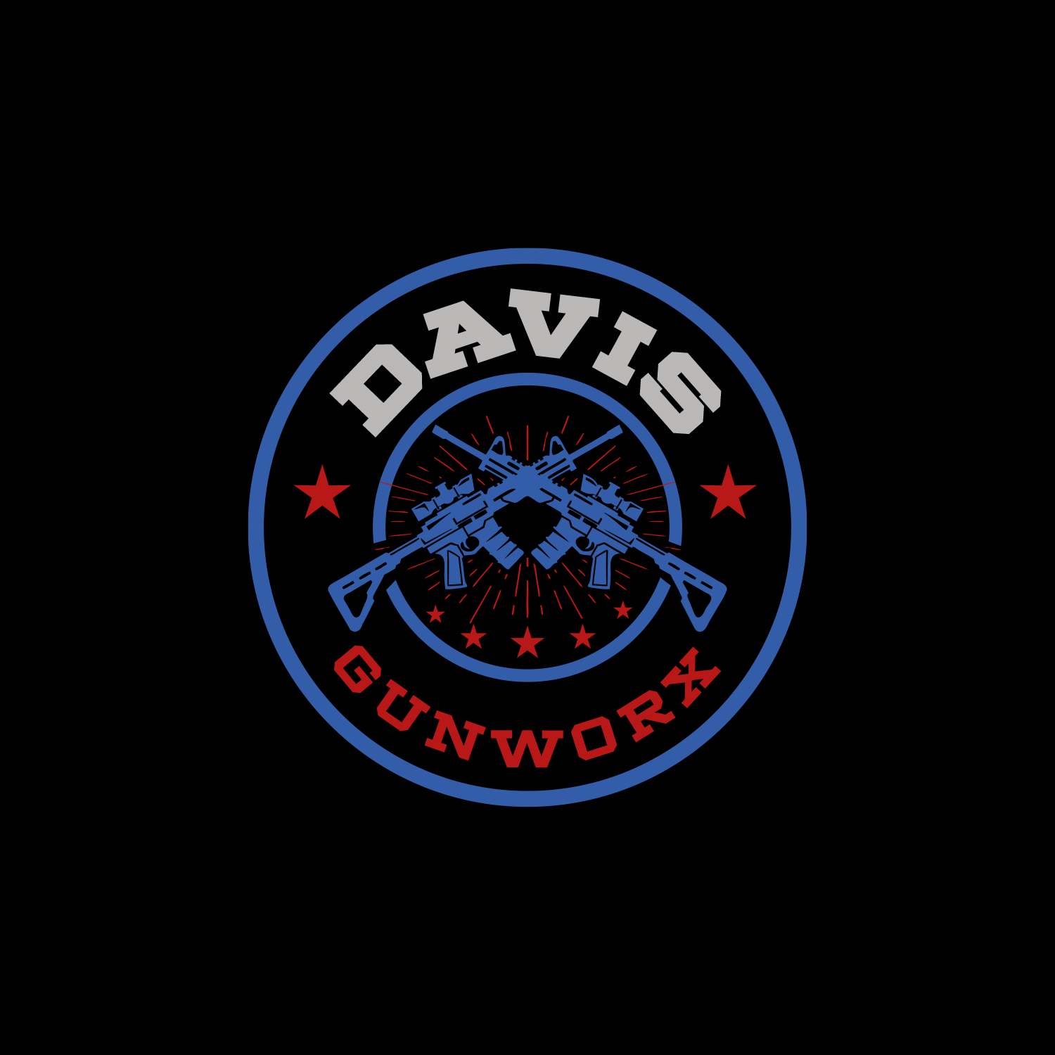 Logo Design by MG.graphics for DAVIS GUNWORX | Design #27488750