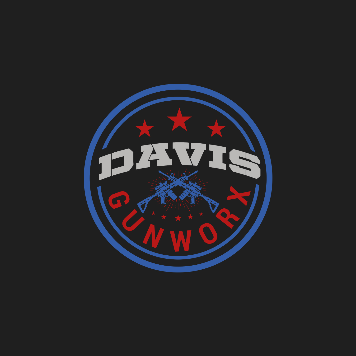 Logo Design by MG.graphics for DAVIS GUNWORX | Design #27488751