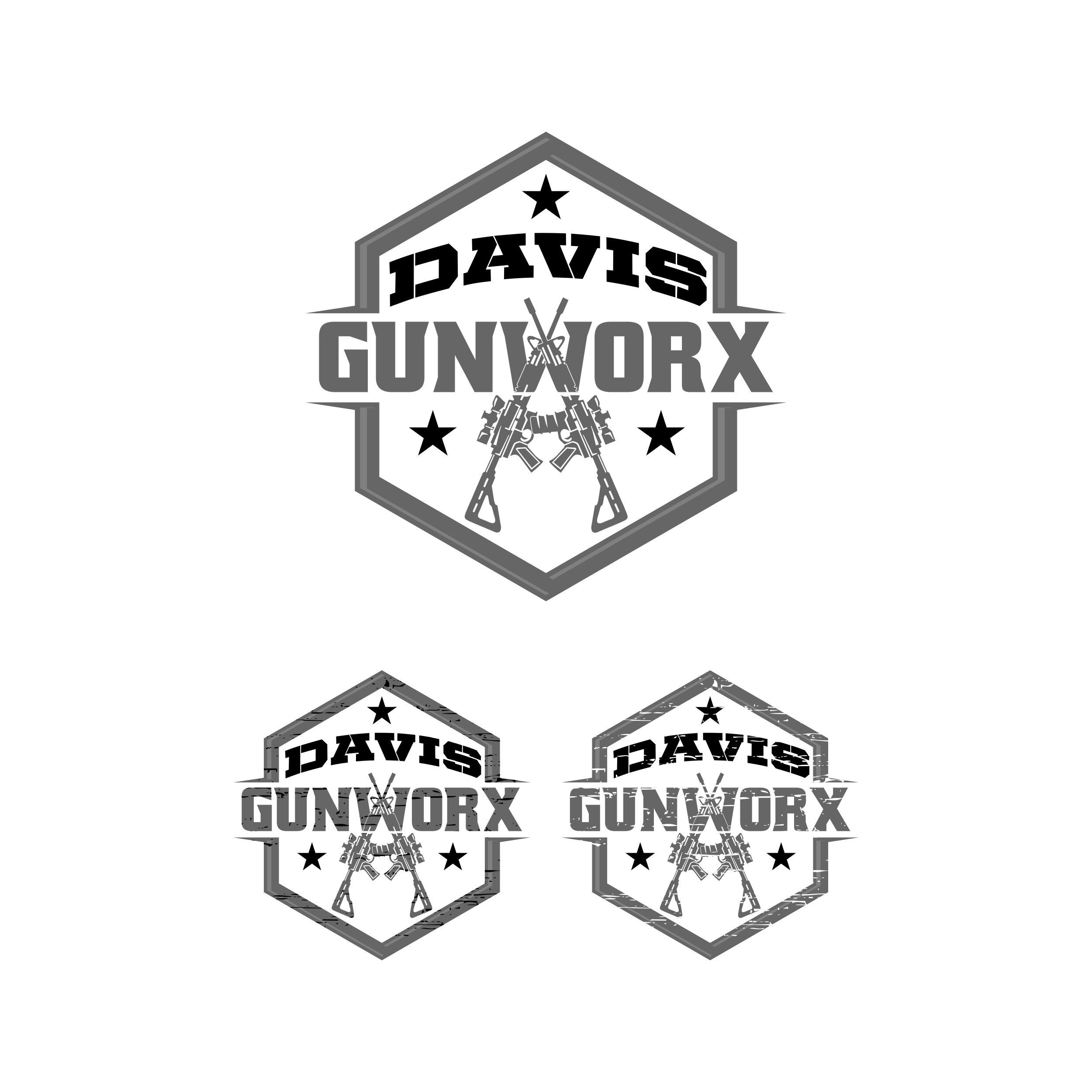 Logo-Design von luckdesign für DAVIS GUNWORX | Design #27503503