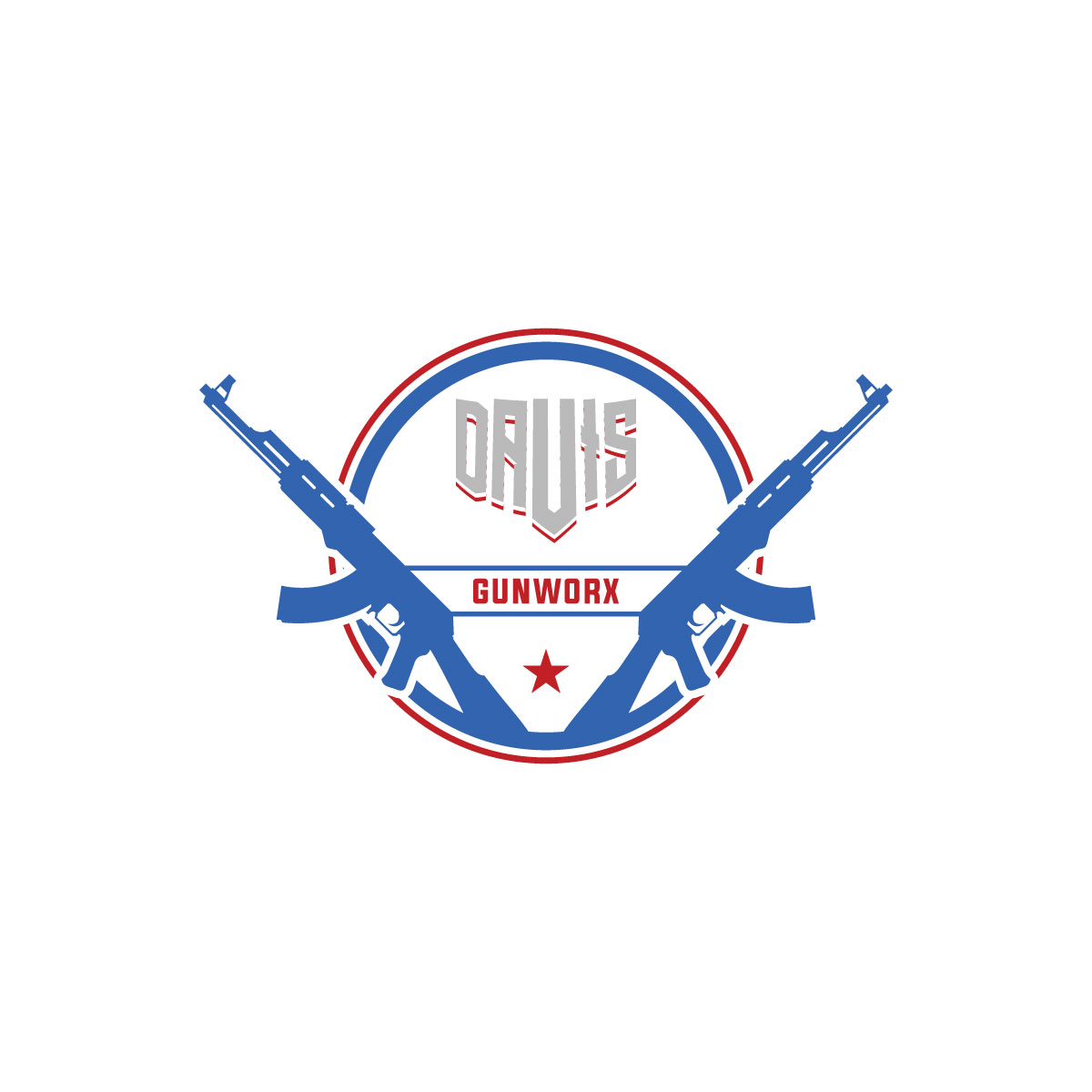 Logo Design by logoQ for DAVIS GUNWORX | Design #27494612