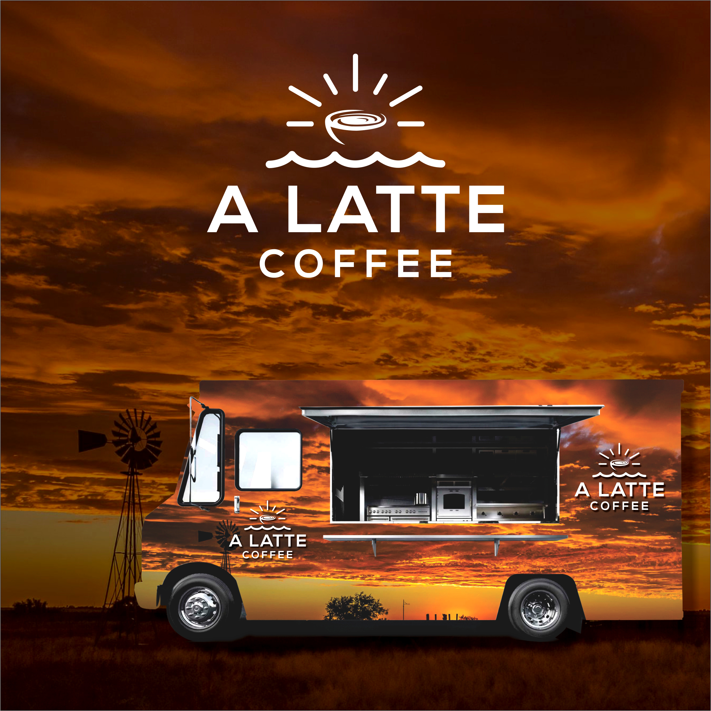 Logo Design by Habib Hyder for A Latte Coffee | Design #27576328