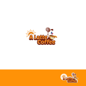 Logo Design by Okkar Htun for A Latte Coffee | Design: #27583898