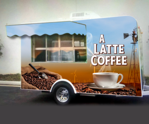 Logo-Design von Andrés Sebastián für A Latte Coffee | Design: #27574934