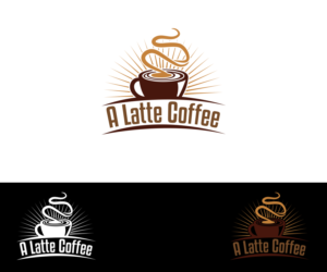 Logo Design by HeroG®APHIX for A Latte Coffee | Design: #27556078