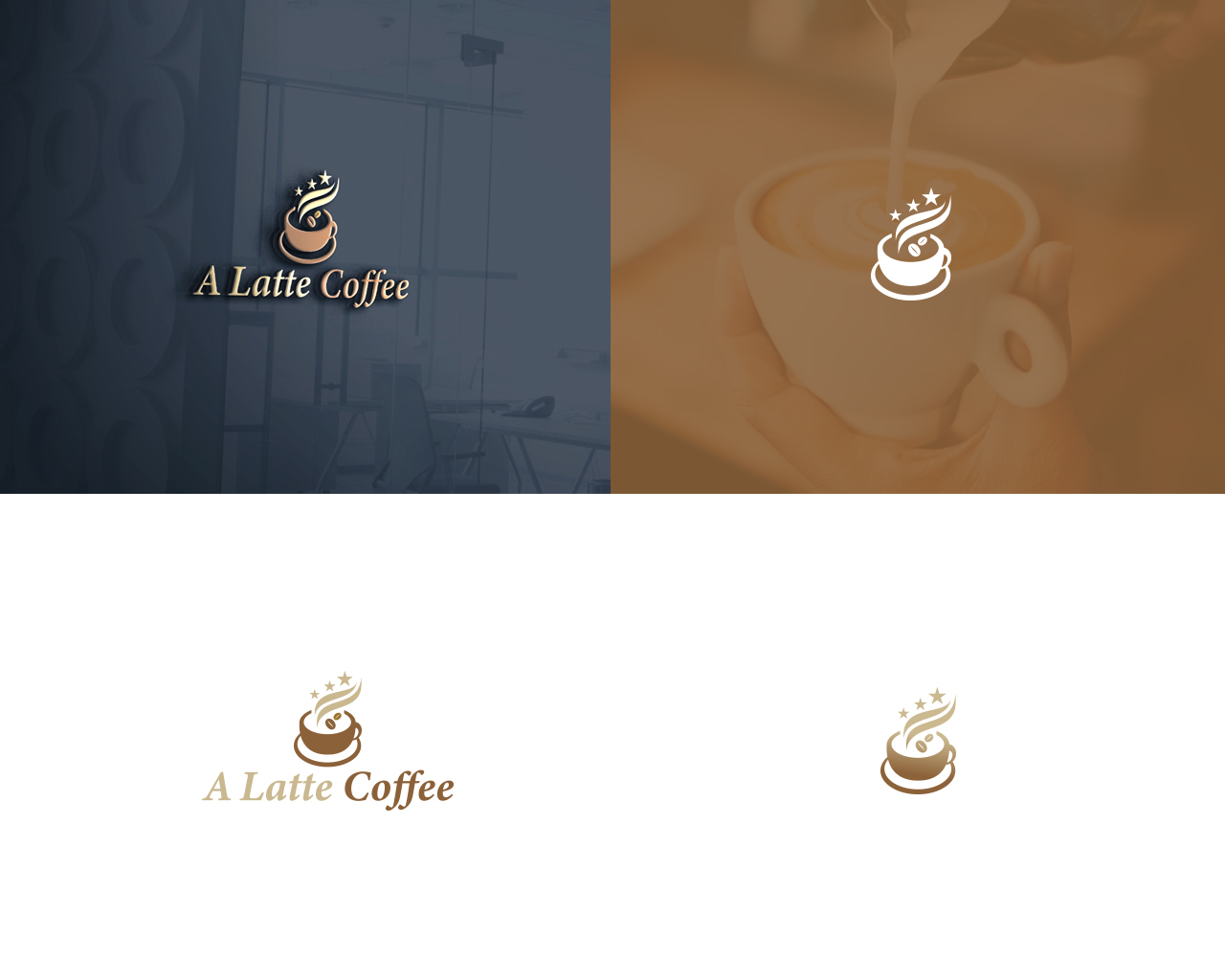 Logo Design by damakyjr for A Latte Coffee | Design #27509390
