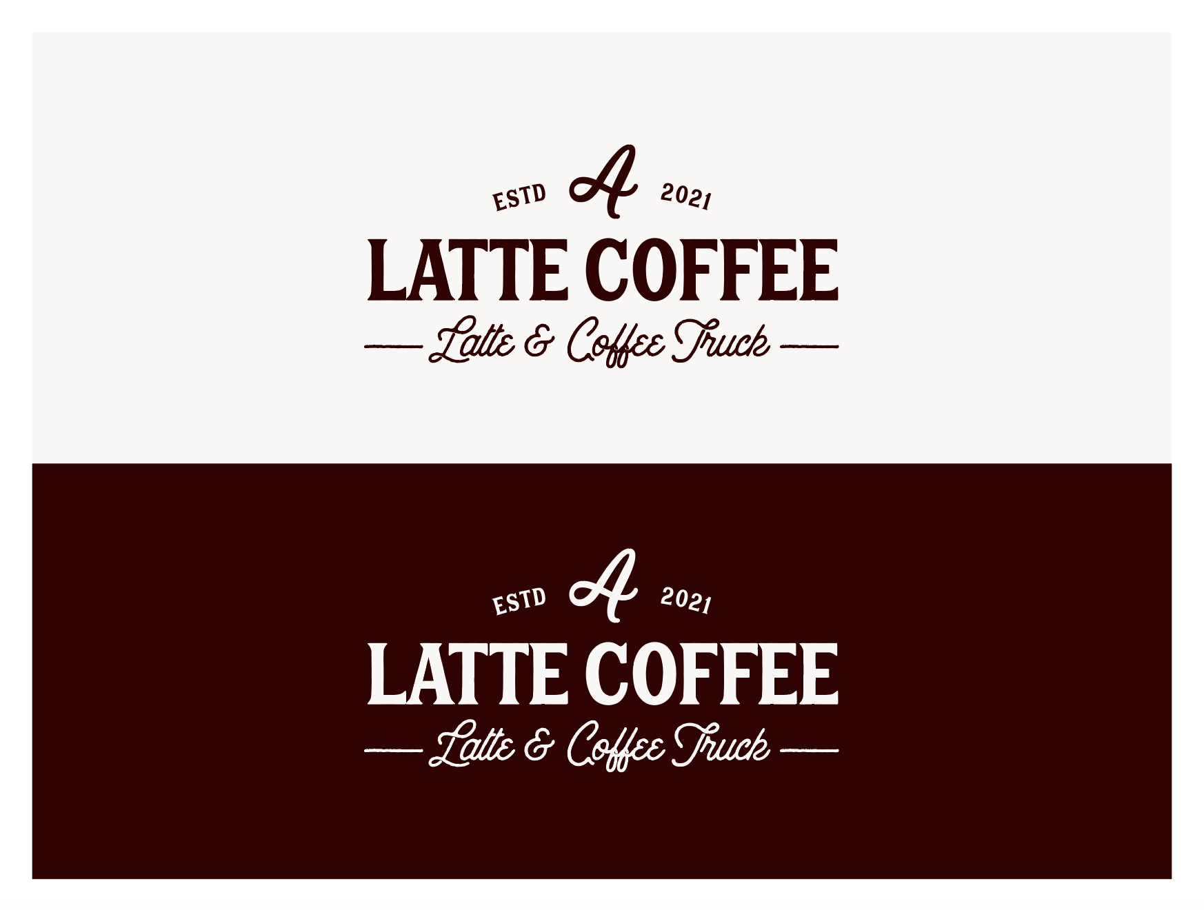 Logo Design by wonderland for A Latte Coffee | Design #27490156