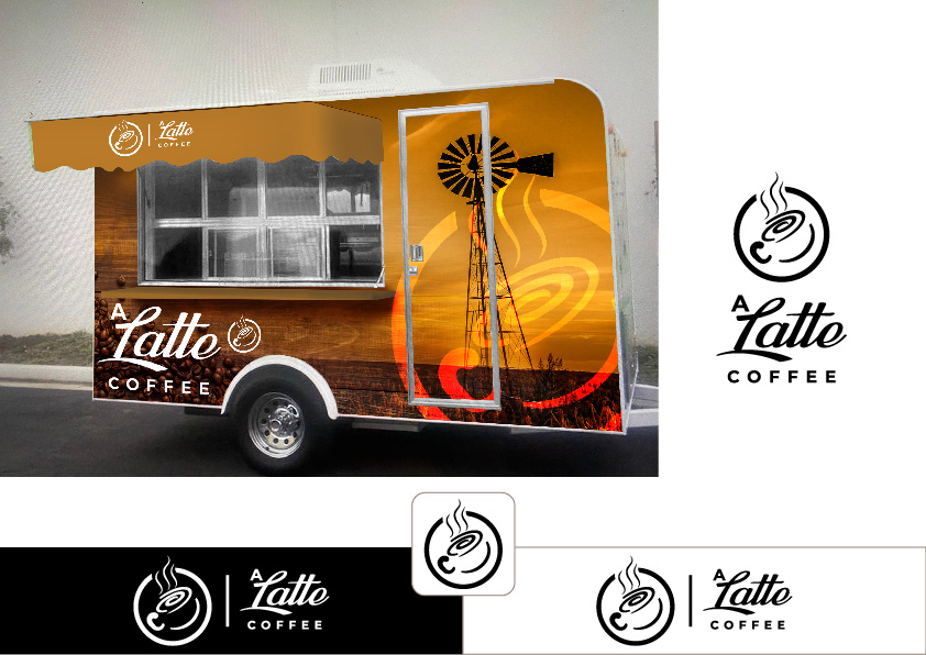 Logo Design by ~idiaz~ for A Latte Coffee | Design #27513415