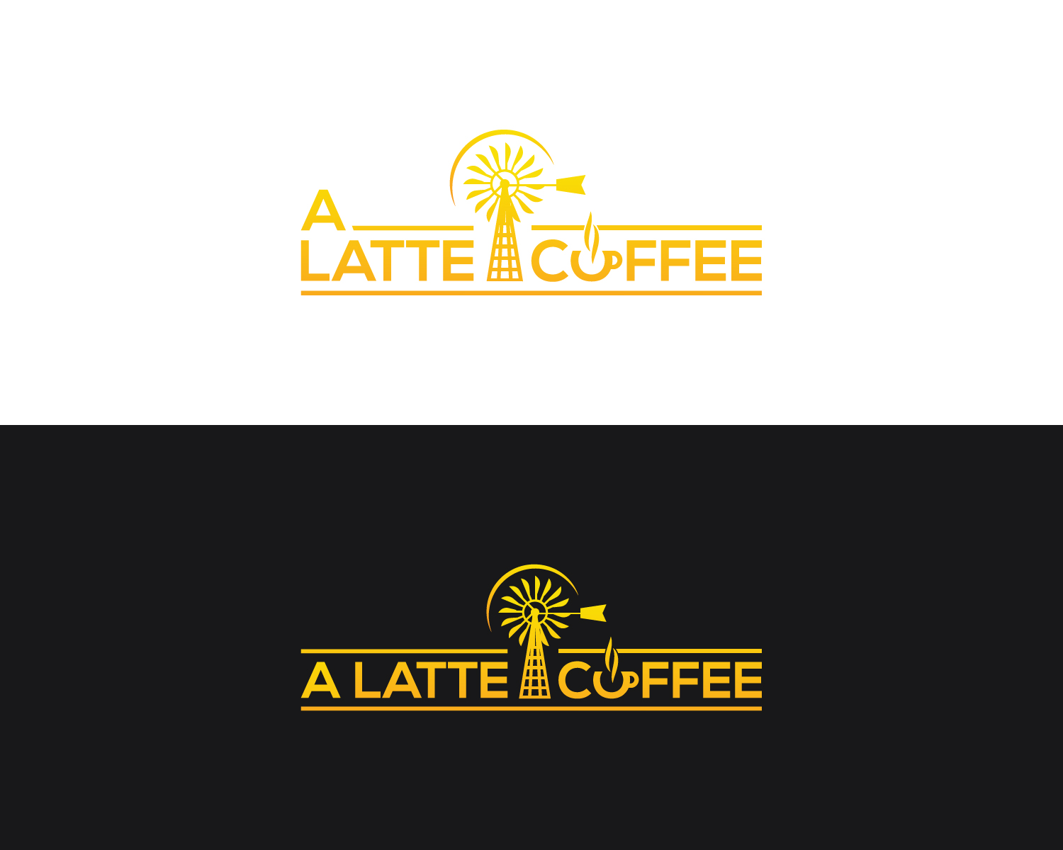 Logo Design by MAWBM for A Latte Coffee | Design #27571332