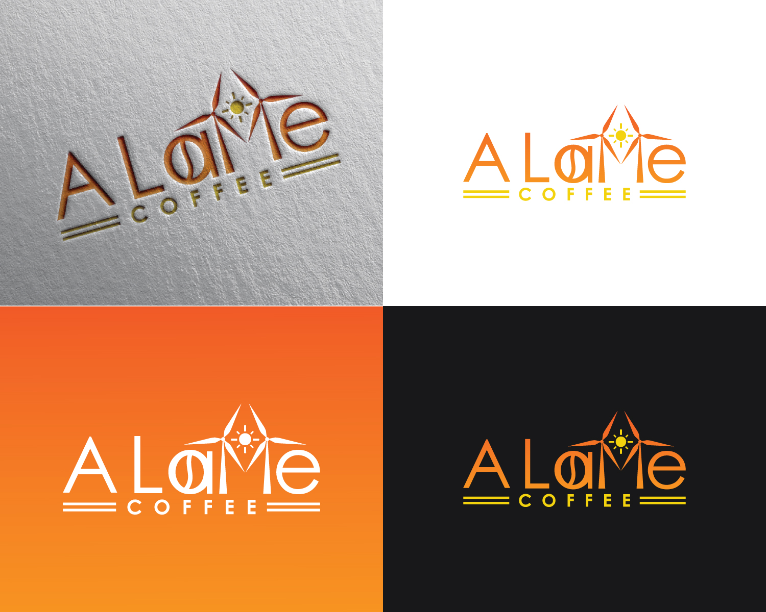 Logo Design by MAWBM for A Latte Coffee | Design #27577094