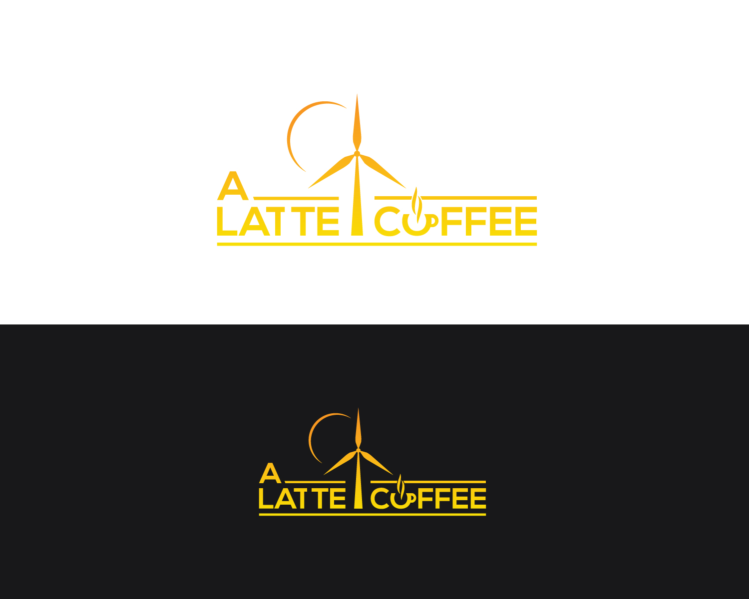 Logo Design by MAWBM for A Latte Coffee | Design #27577114