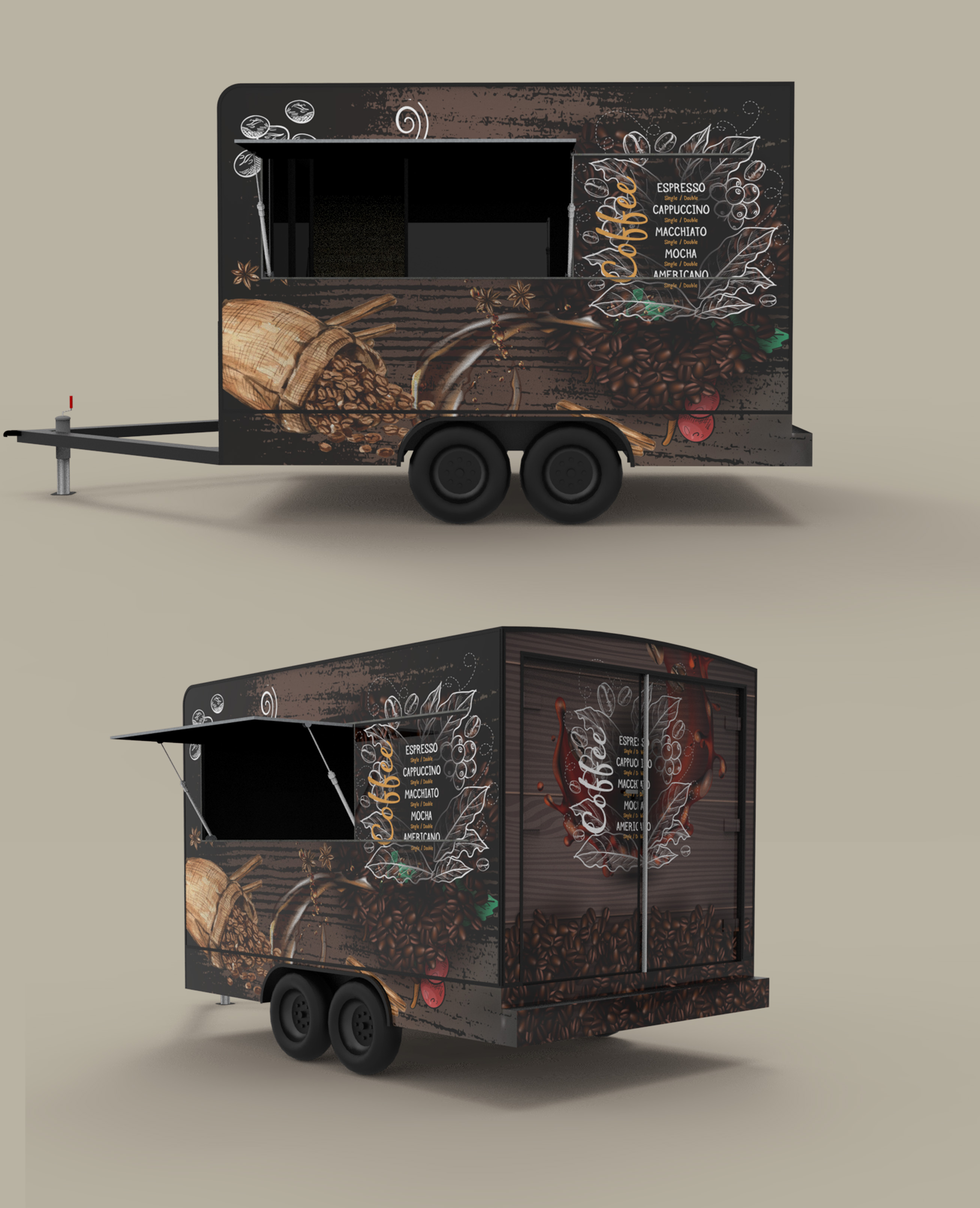 Logo Design by MC_Studio for A Latte Coffee | Design #27584038