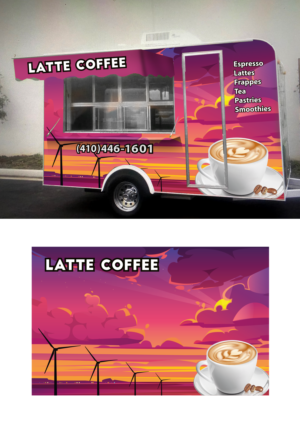 Logo Design by Taya Bright for A Latte Coffee | Design #27576731