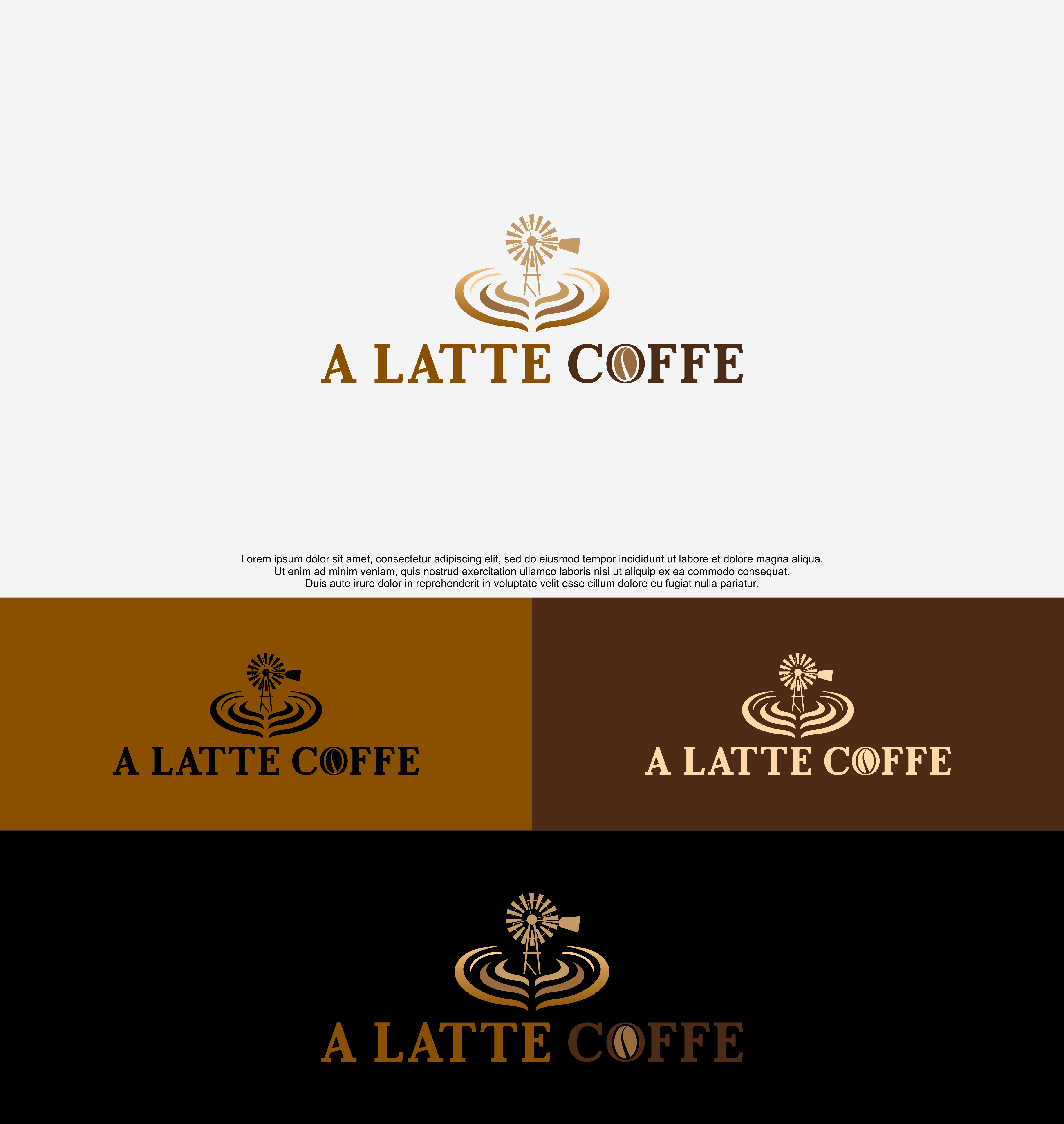 Logo Design by QILLASOFT-Design for A Latte Coffee | Design #27508135