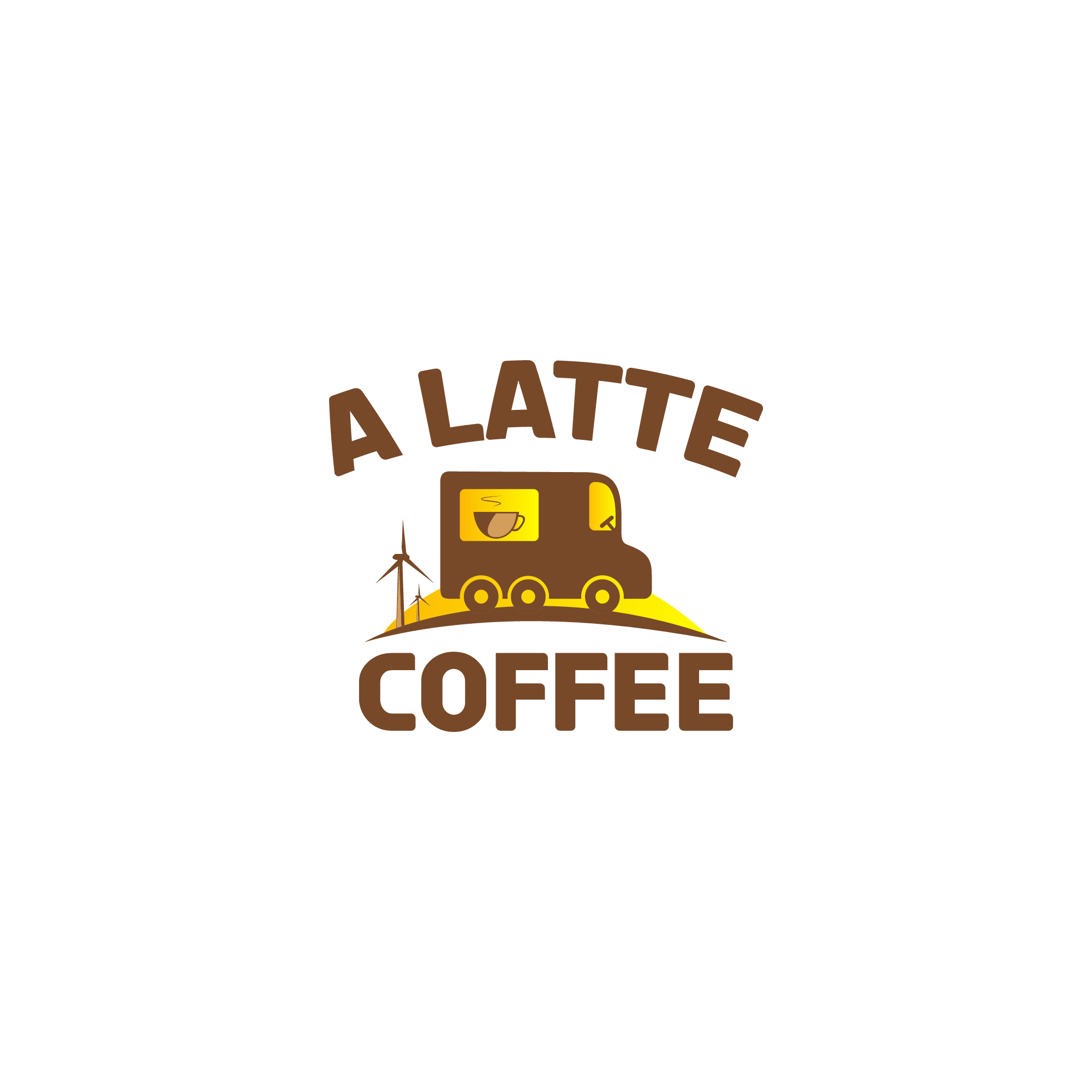 Logo Design by vidarshana 2 for A Latte Coffee | Design #27575162