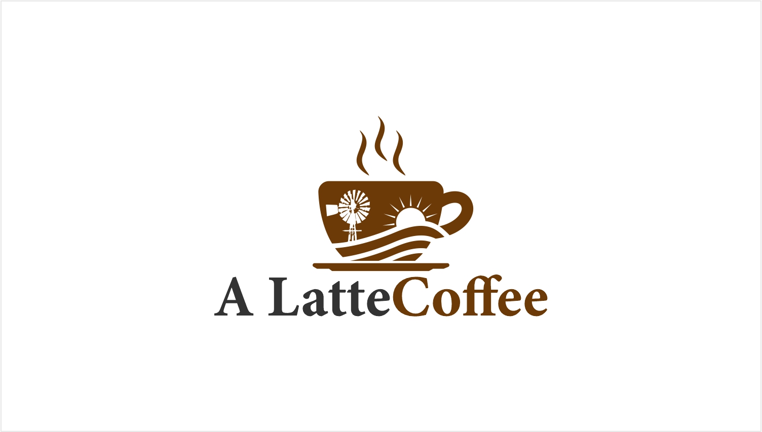 Logo Design by Indra Putra for A Latte Coffee | Design #27504057